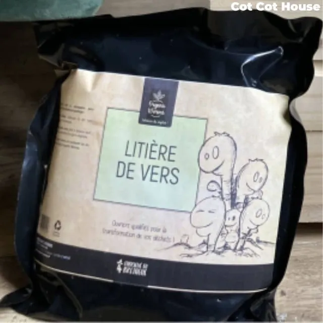 Cot Cot House litière de vers accélérateur compost 1kg