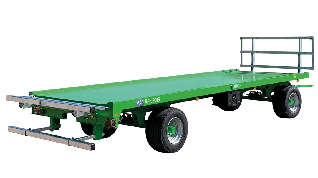 Ponge RPX Plateau 4 roues 16 tonnes transport fourrage