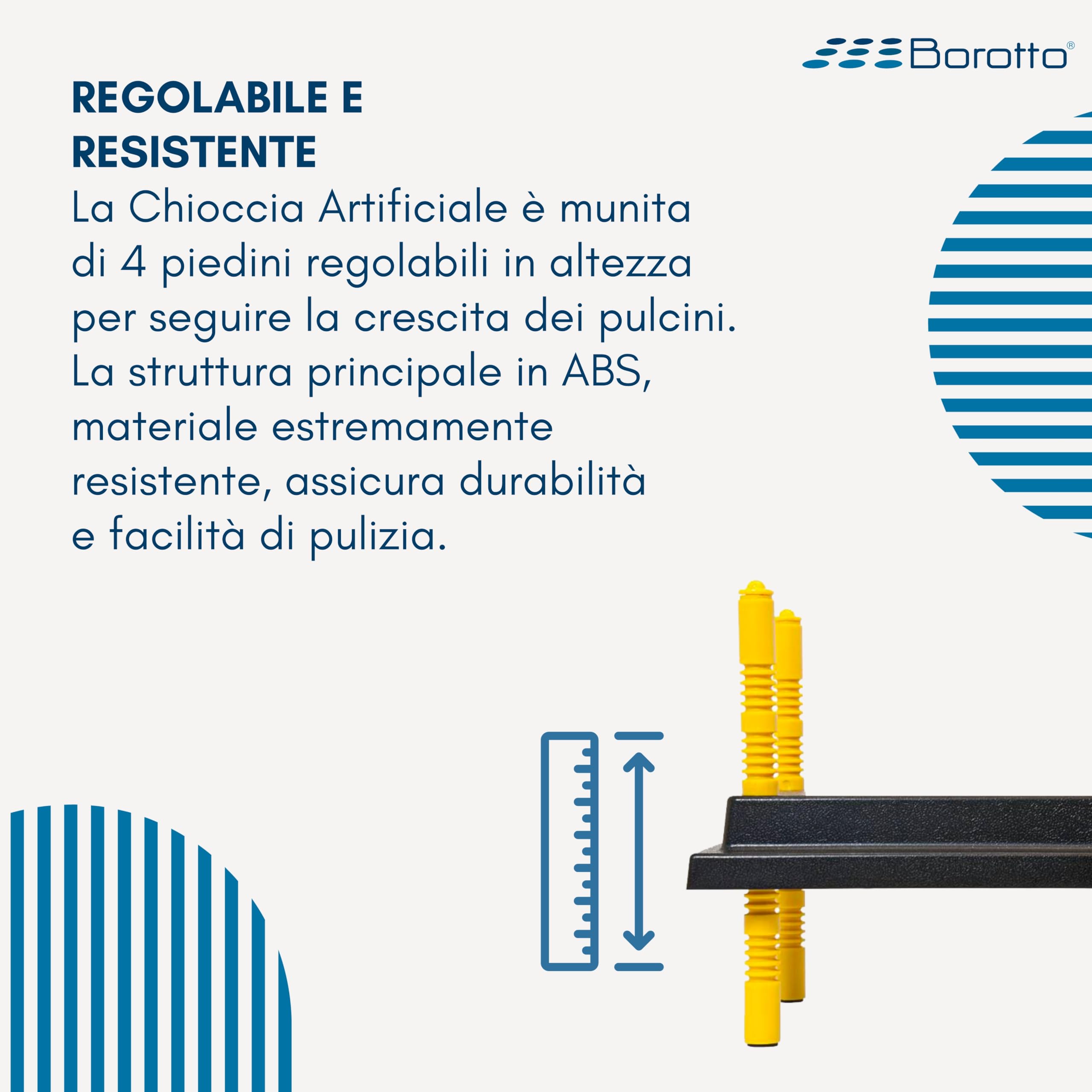 Borotto plaque chauffante poussins 50/55 50W thermostat