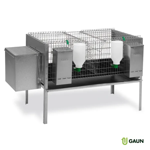 Gaun Lapins Europa cage lapin métal 1 nid 1 compartiment