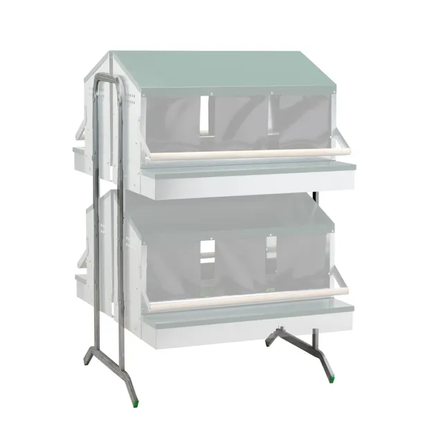 GAUN Volailles Kit 2 Pieds Pondoir Collectif Double Face