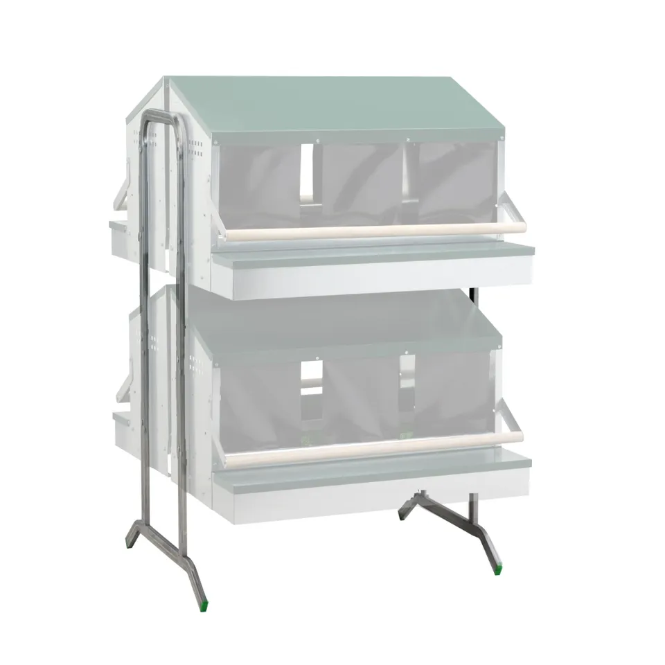 GAUN Volailles Kit 2 Pieds Pondoir Collectif Double Face