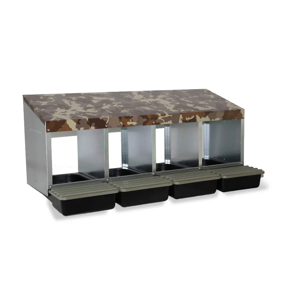 Gaun Volailles Laying Nest Pondoir 4 Cases camouflage