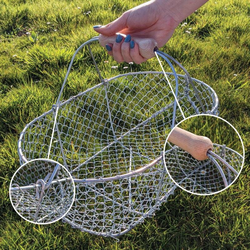 Cot Cot House Panier de Récolte 30L Métal Fabriqué Bretagne