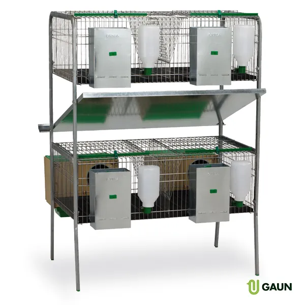Gaun Lapins Cage Lapins Silleda 2 Étages 2 Nids