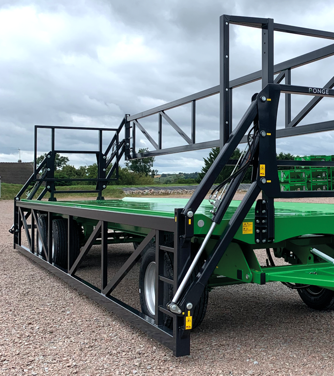 Ponge RPX plateau agricole 6 roues 9 à 12 m 26 T