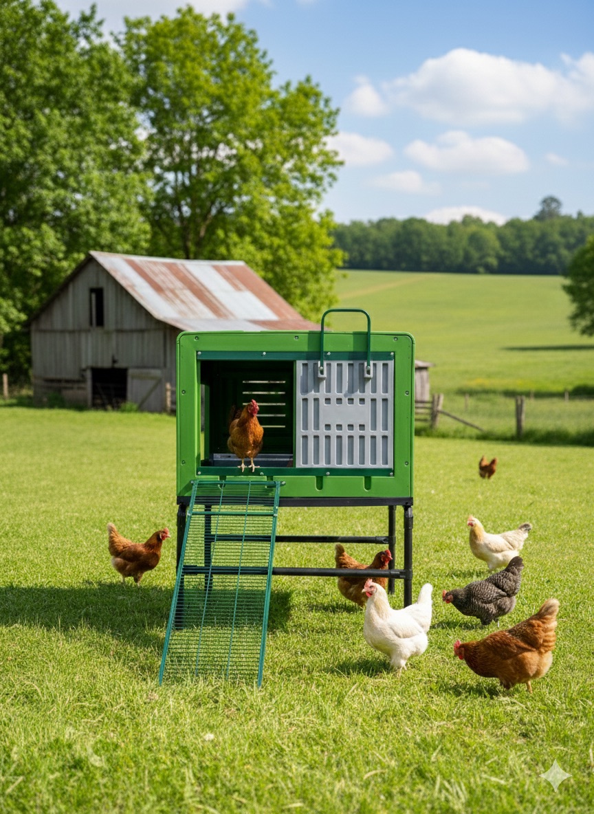 GAUN The Egg Loft poulailler plastique HDPE 1-3 poules