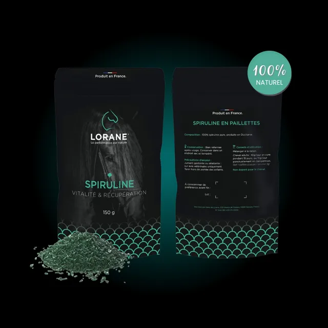 Lorane Vitalité Spiruline complément cheval énergie
