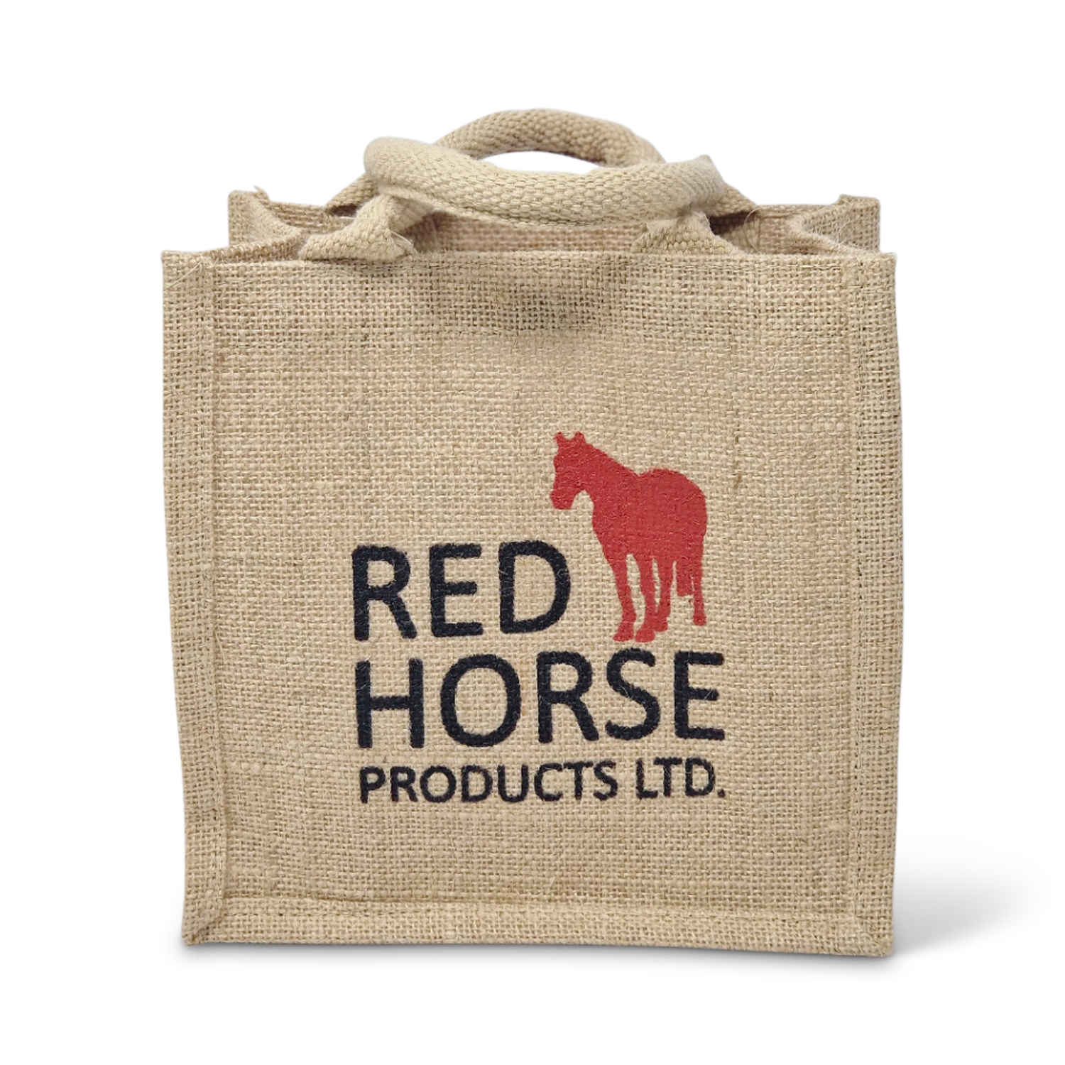 Red Horse Merchandise Branded Jute Bag sac jute logo