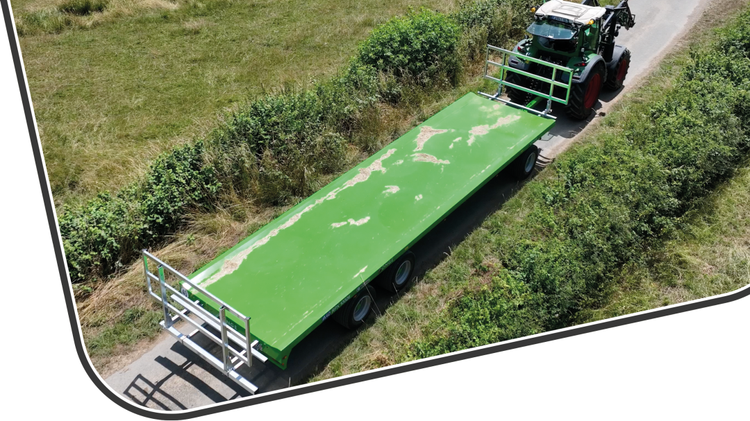 Ponge RPX plateau agricole 6 roues 9 à 12 m 26 T