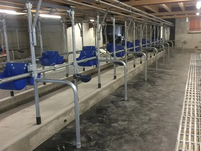 IDS Classique Tapis logette individuel vache caoutchouc antidérapant