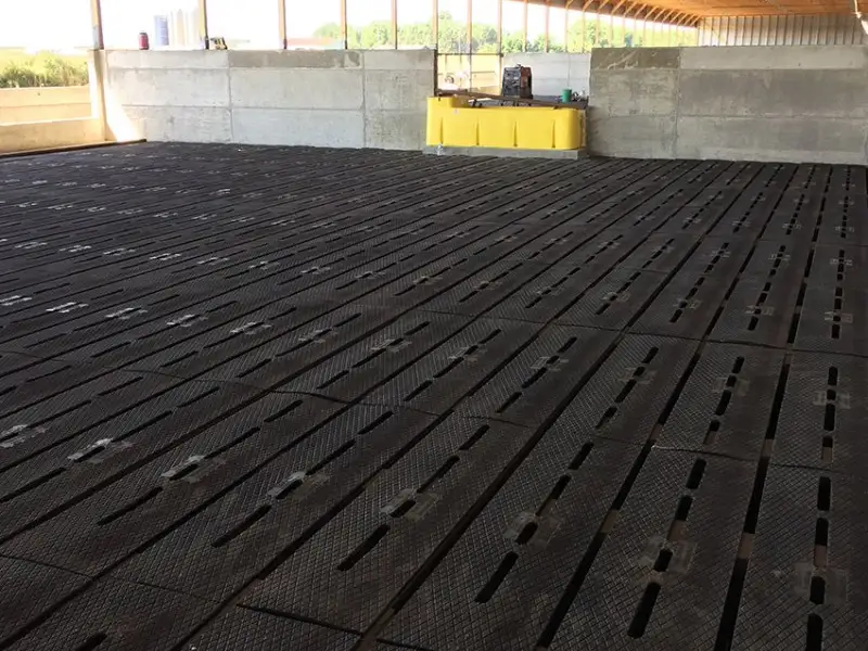 IDS Easy Fix tapis caillebotis béton vache caoutchouc