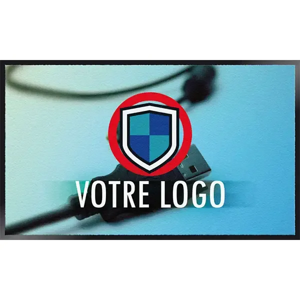 IDS Tapis Logo paillasson personnalisé 40x60 cm absorbant