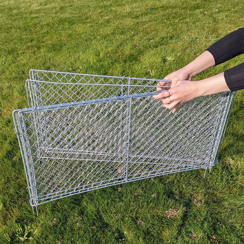 Cot Cot House Cage à Pâturer Mue Poussins Carrée Bretagne