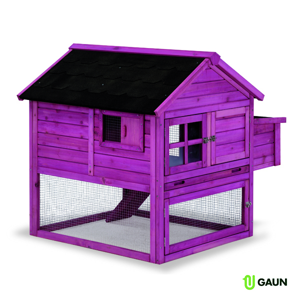 GAUN Volailles Milan poulailler bois compact