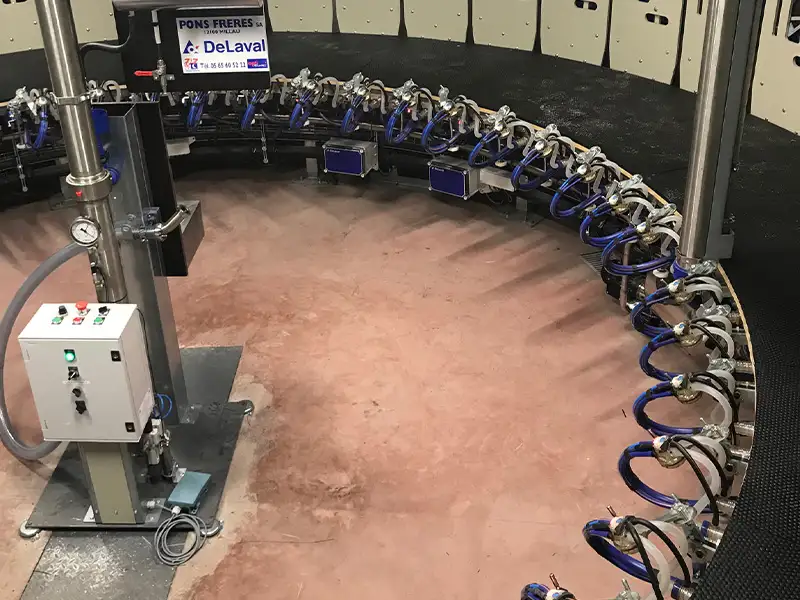IDS ID ROTO tapis salle de traite rotative 17 mm