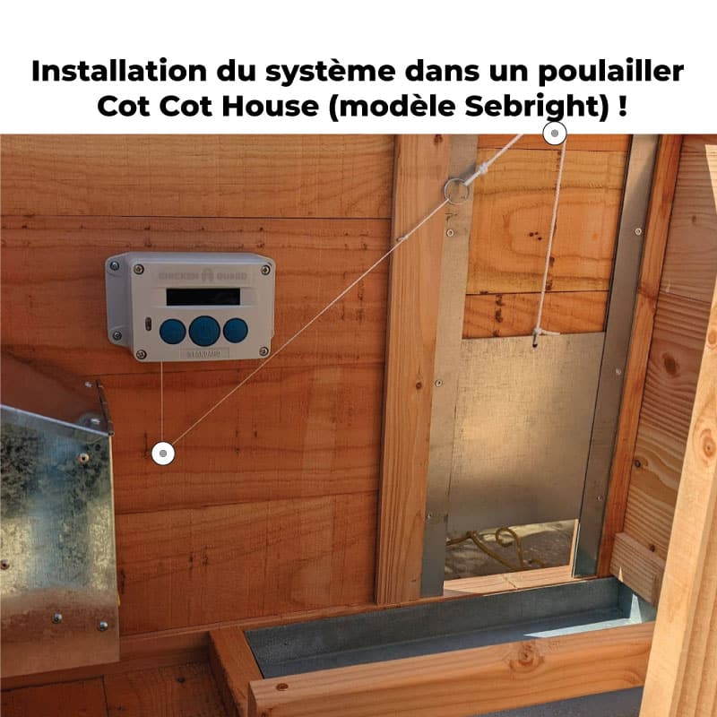 Cot Cot House Kit Galets Poulies Renvoi Portier Automatique