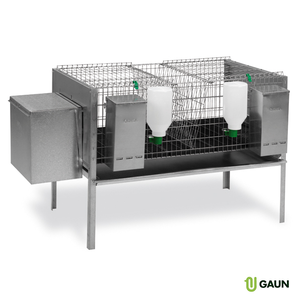 GAUN Europe 1 Nid cage à lapins 1 compartiment avec nid