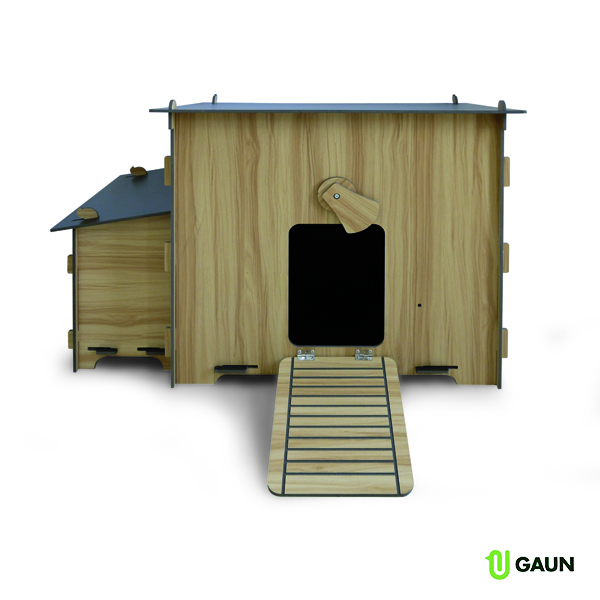 GAUN Volailles Oslo abri poulailler HPL jardin