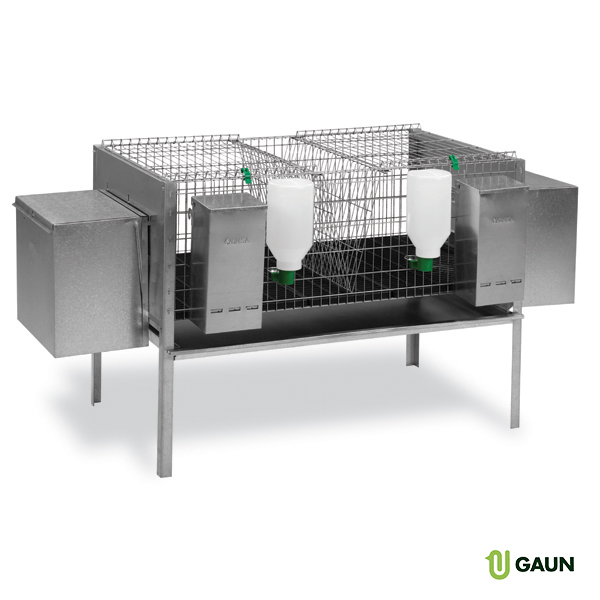 GAUN Lapins Europe cage lapins 2 nids