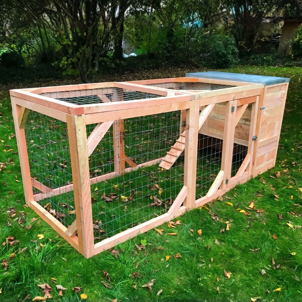 Cot Cot House Poulaillers pack Houdan 4 poules poulailler solaire