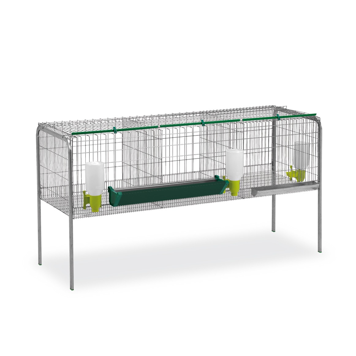 GAUN Volailles cage engraissement poulets 3 cases