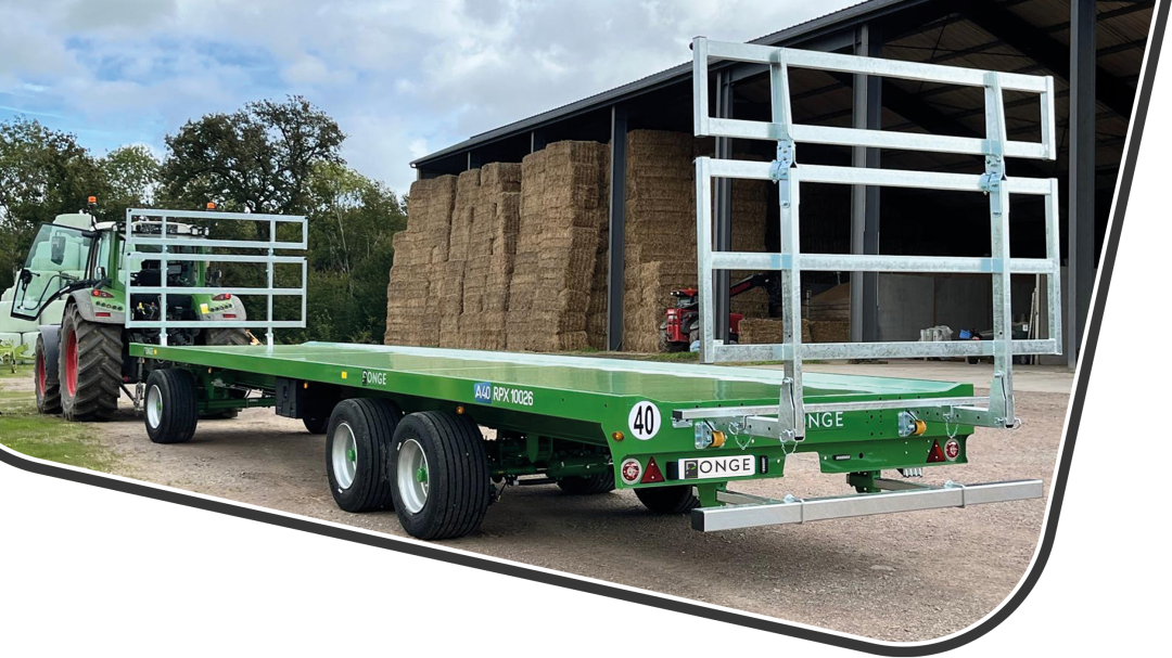 Ponge RPX plateau agricole 6 roues 9 à 12 m 26 T