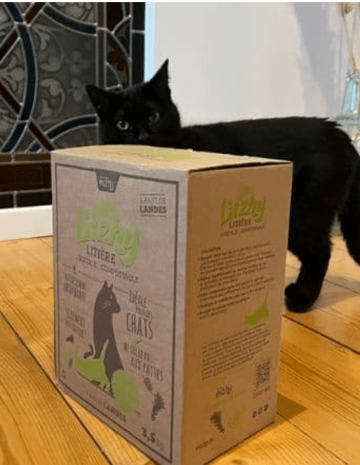 Cot Cot House Litzhy litière chat végétale 15 L landes bretonnes
