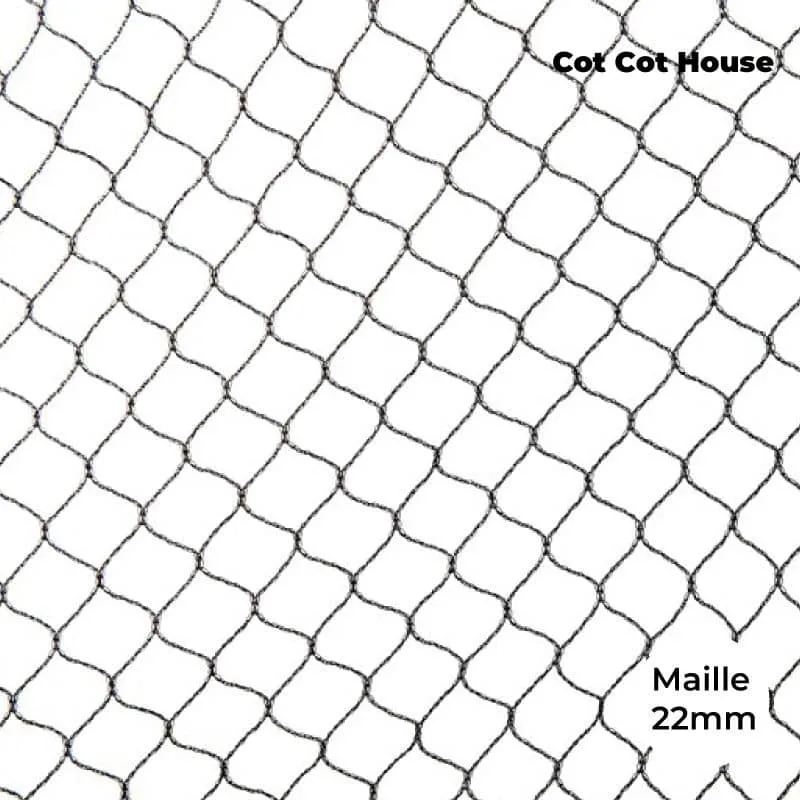 Cot Cot House filet volière 22 mm 5x10 m France