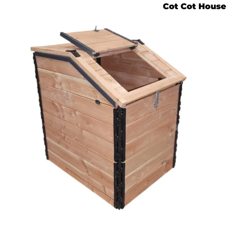 Cot Cot House Composteur douglas 700L à trappe