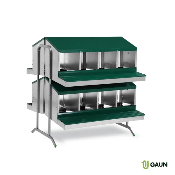 GAUN Volailles Pondoir Batterie 16 cases nid paniers