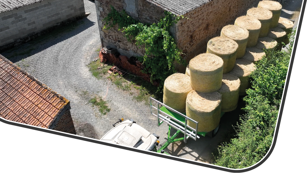 Ponge RPX plateau agricole 6 roues 9 à 12 m 26 T