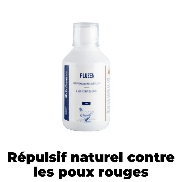 Cot Cot House Pluzen répulsif poux rouges poules