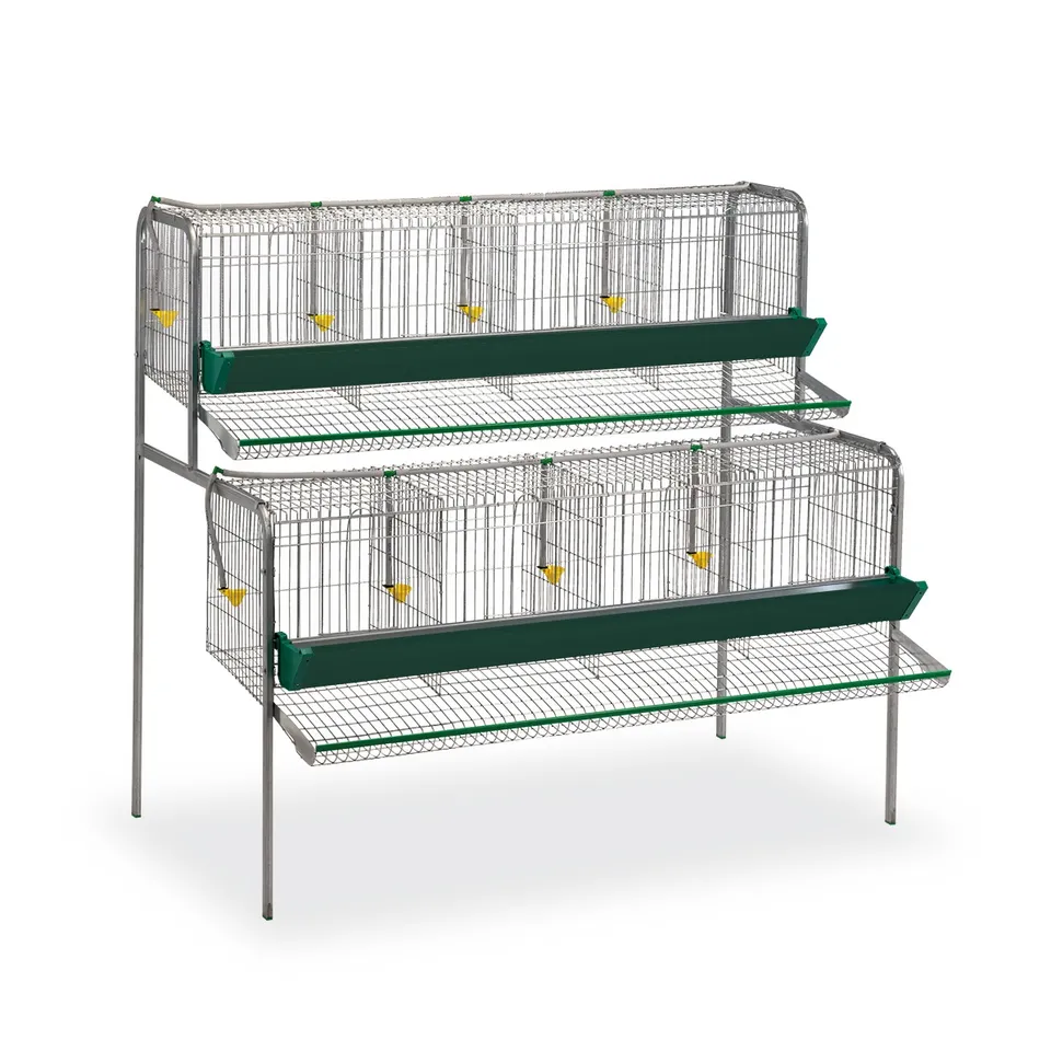 Gaun Volailles Batterie Poules Pondeuses 8 Compartiments cage