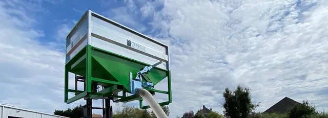 Ponge Trémie agricole à aliments 1,5 m3 acier