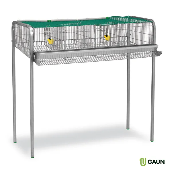 Gaun Gibier Quail Cage 4 cage caille 4 compartiments