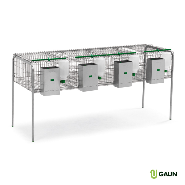 Gaun Lapins Segura 4 COM cage lapin 4 cases