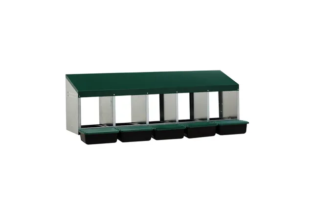 GAUN Volailles pondoir 5 cases fond plastique