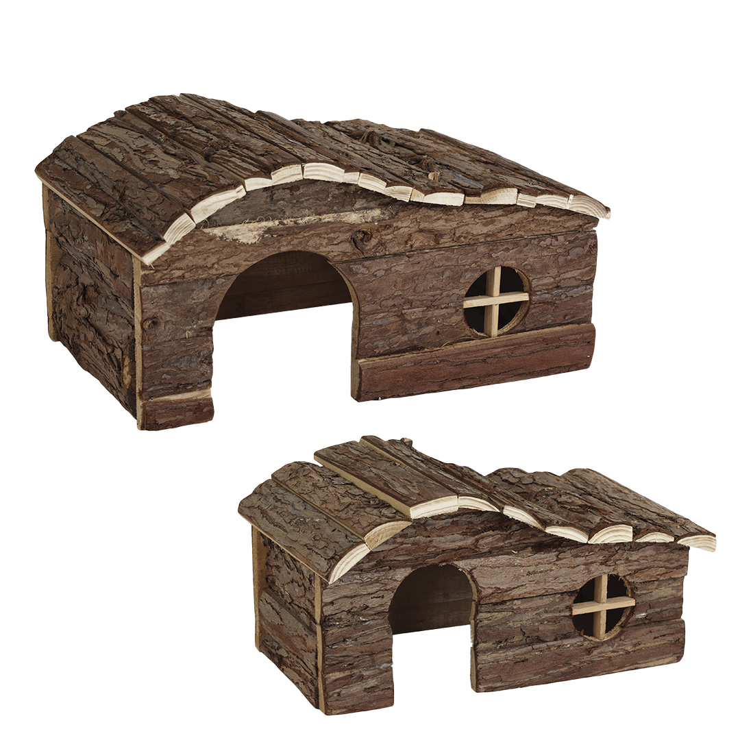 Gaun Lapins Kit Maison Rongeurs en Bois Cabane