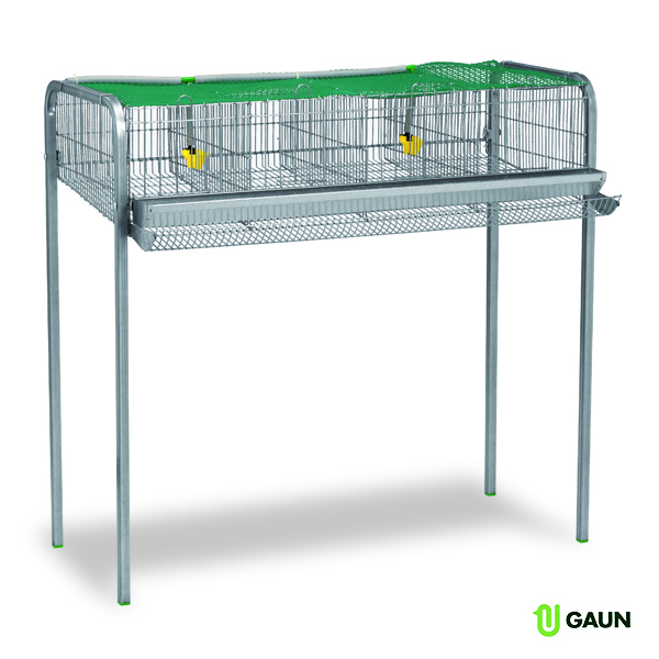 Gaun Gibier Quail Cage 4 cage caille 4 compartiments