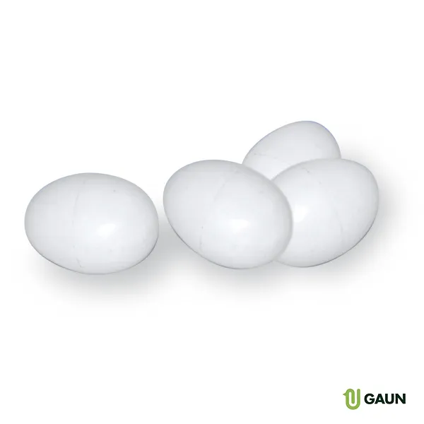 Gaun Pigeons œufs factices pigeons plastique blanc