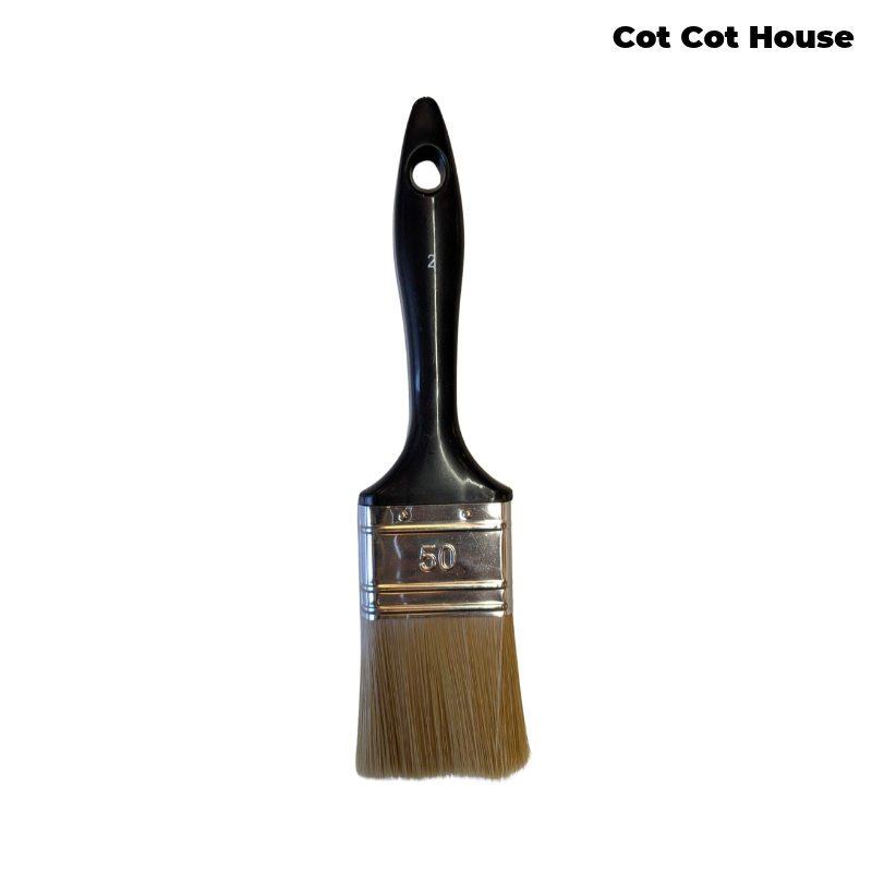 Cot Cot House Pinceau en bois huile de lin poils synthétiques