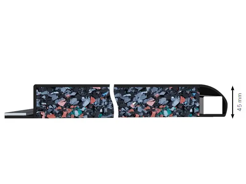 IDS FLORIDA matelas vache rouleau caoutchouc 40 mm