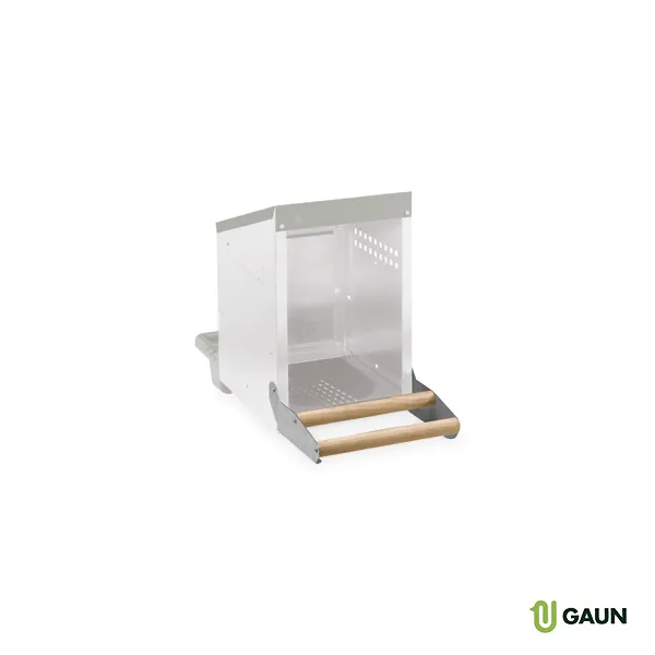 GAUN Volailles Perchoir Bois Pondoir 1 Case Fond Plastique
