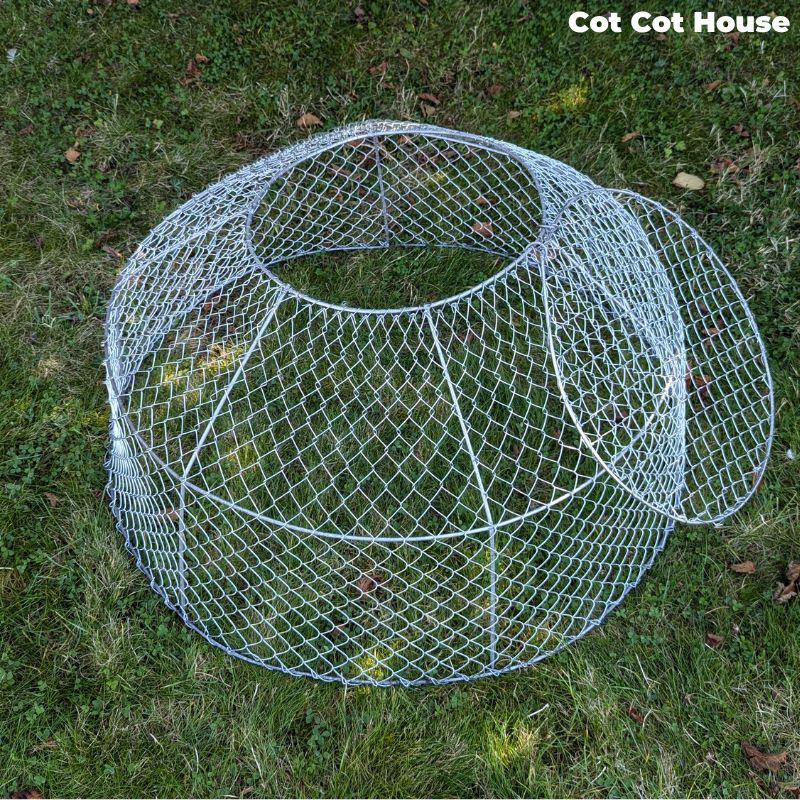 Cot Cot House cage à pâturer ronde mue poussins Bretagne