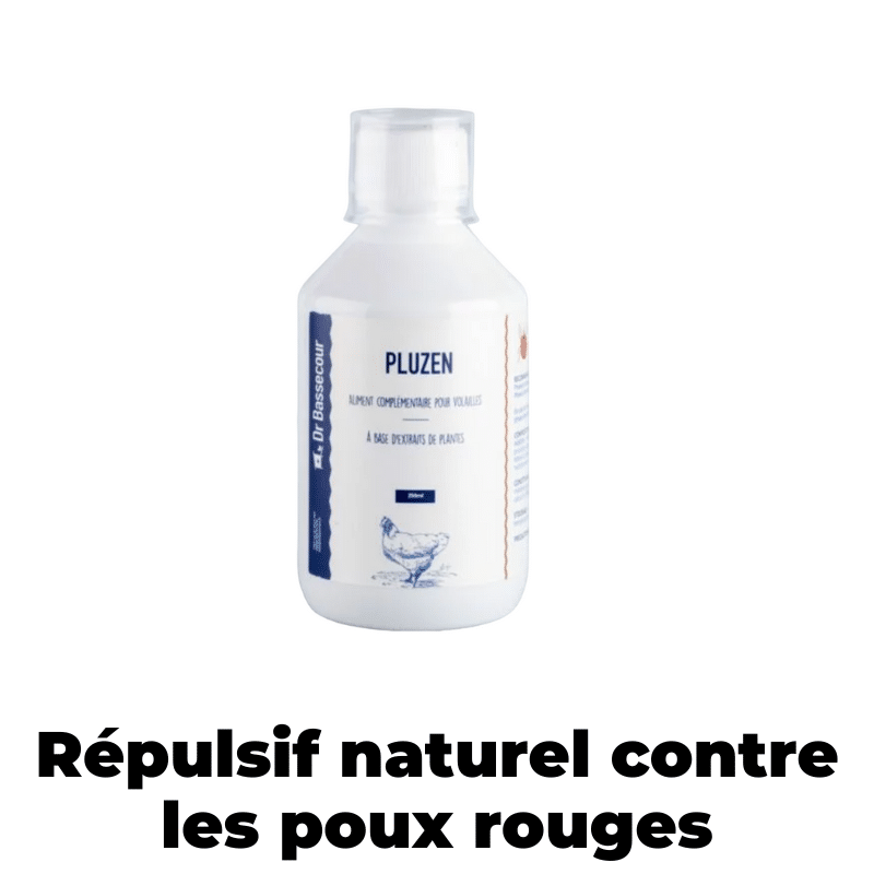 Cot Cot House Pluzen répulsif poux rouges poules