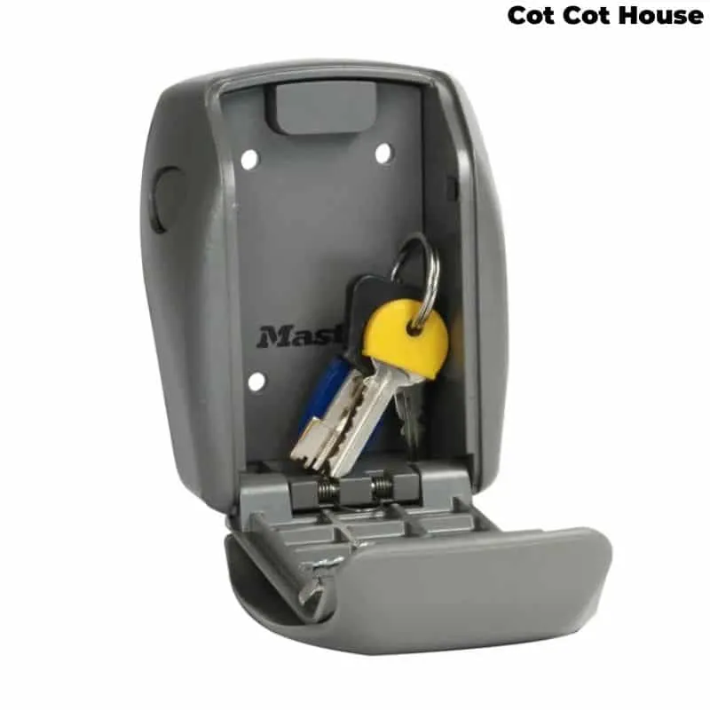 Cot Cot House Boite coffre à clés murale à code cadenas