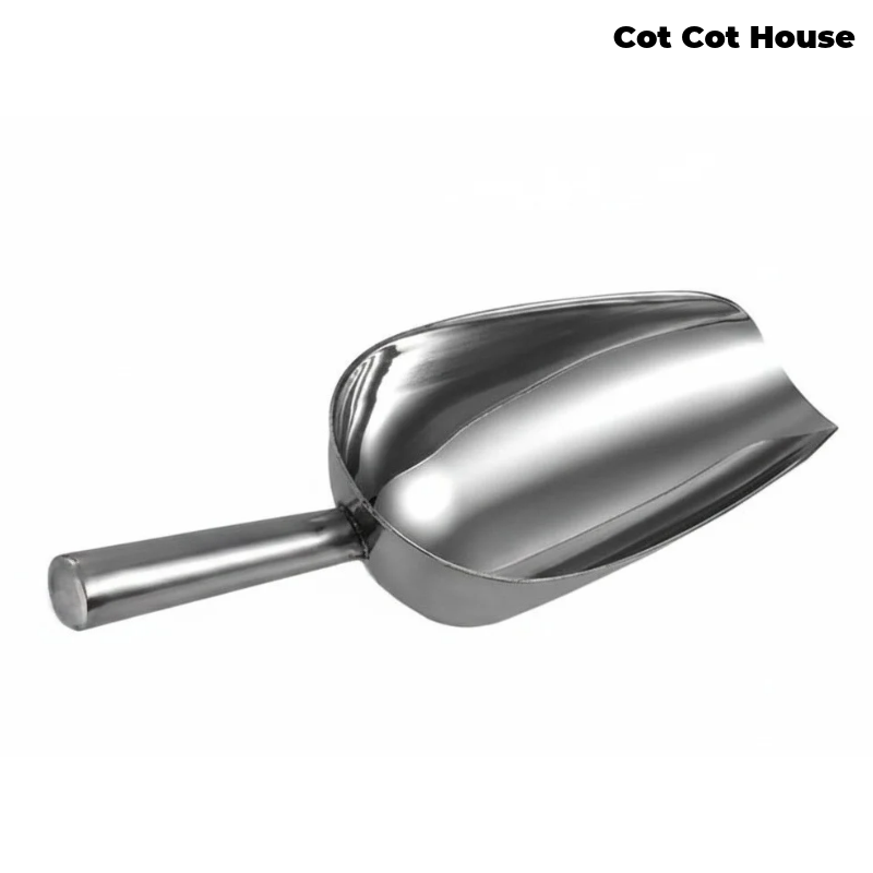 Cot Cot House pelle à grain aluminium 0,25kg ration poules