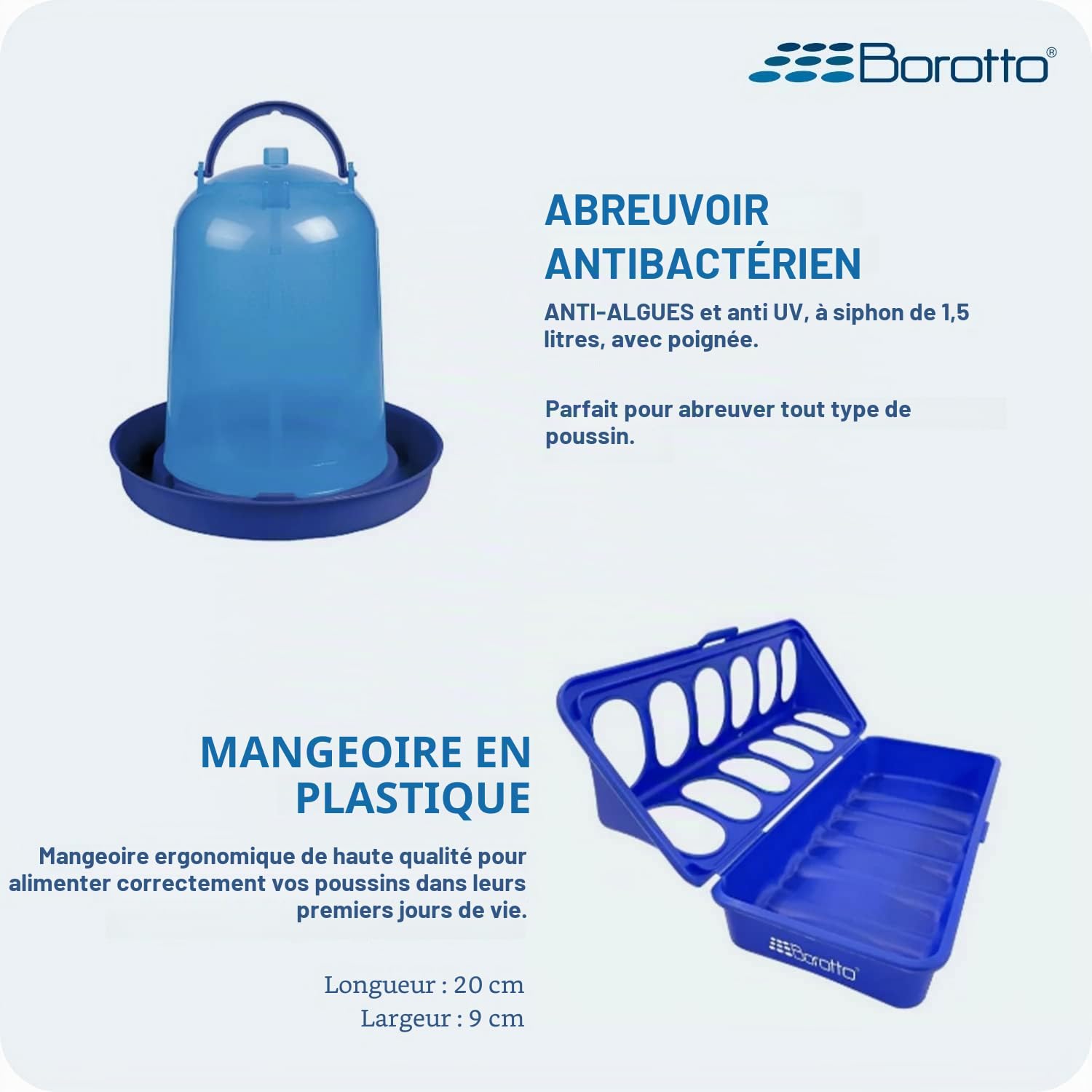 Borotto Lumia 8 couveuse automatique 8 œufs + kit sevrage