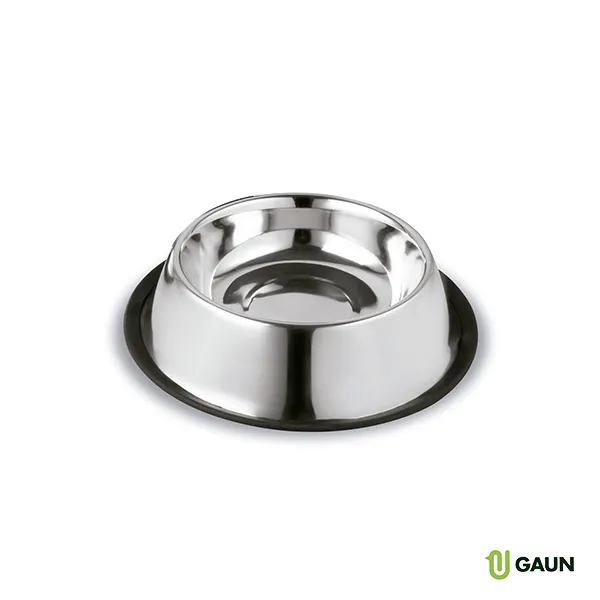Gaun Chats gamelle inox 250 mm antidérapante